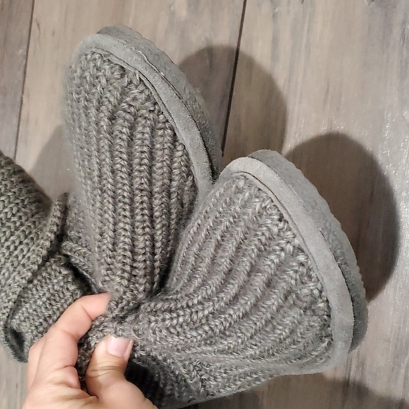 Bearpaw Womens Knit Sweater Tall shoes boots sz 7 - Picture 6 of 13